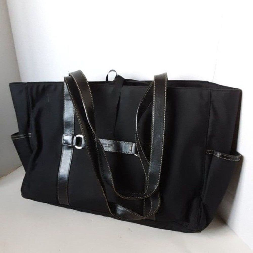Kate Spade Vintage 90's Black Nylon Tote/ Diaper Bag